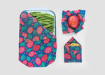 Beeswax Food Wrap - Dragonfruit Print - Knife Shift