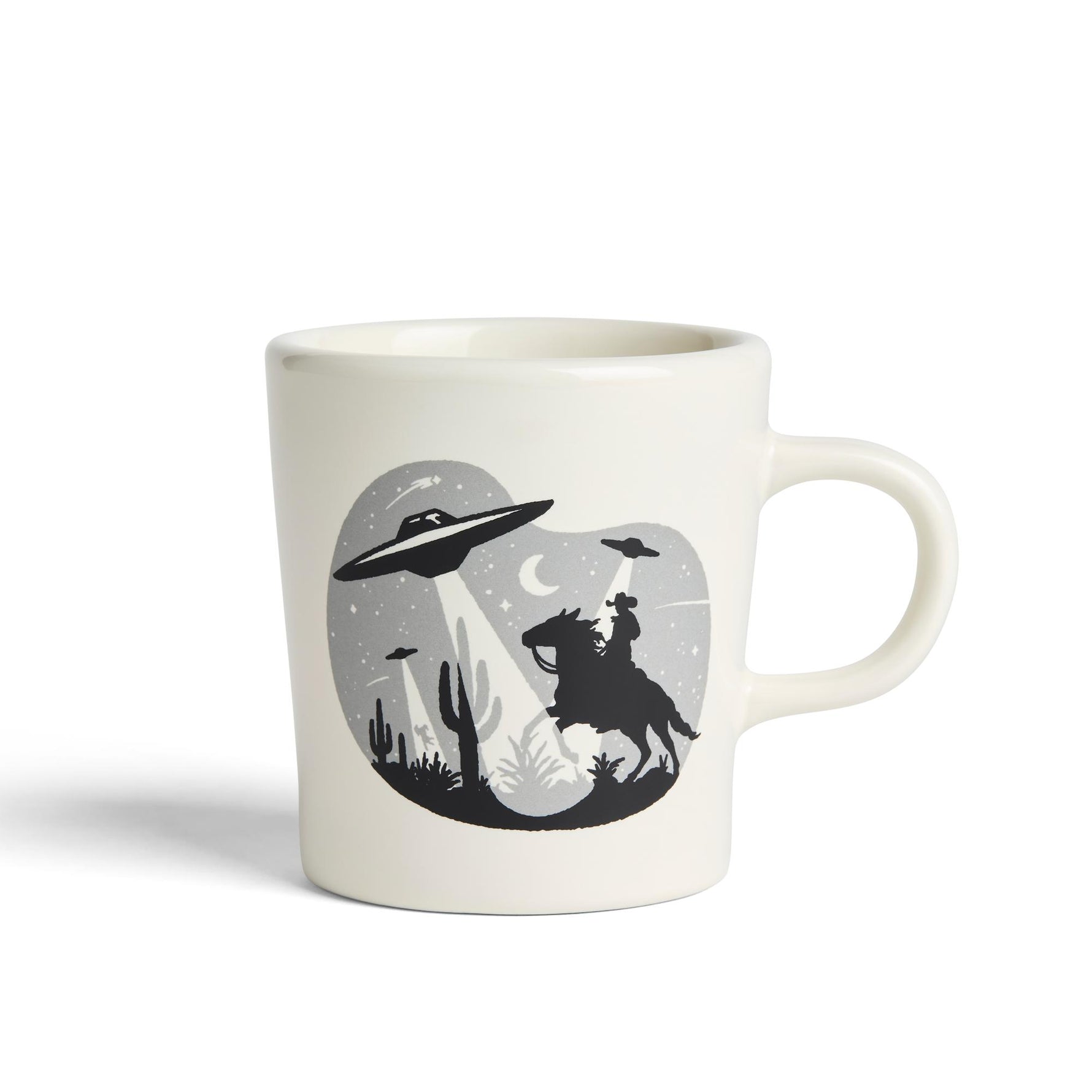 Sam Larson - UFO Invasion - 9oz Modern Diner Mug - Knife Shift