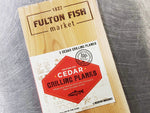 Fulton Fish Market Cedar Grilling Planks - 2ct - Knife Shift