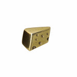 Cheese Gold Lapel Pin