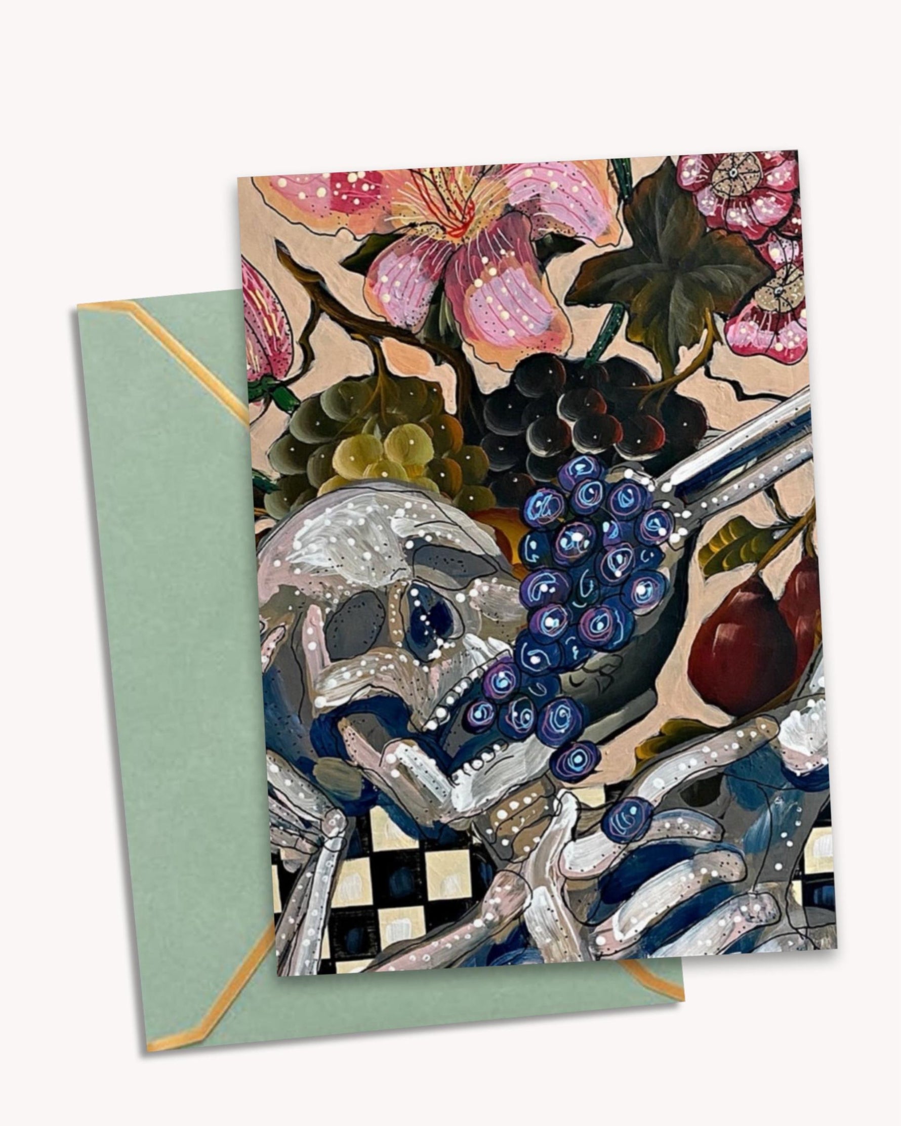 Wine & Dine - Greeting Card / Fine Art Print - Knife Shift