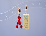 Lobster & Butter Earrings - Knife Shift