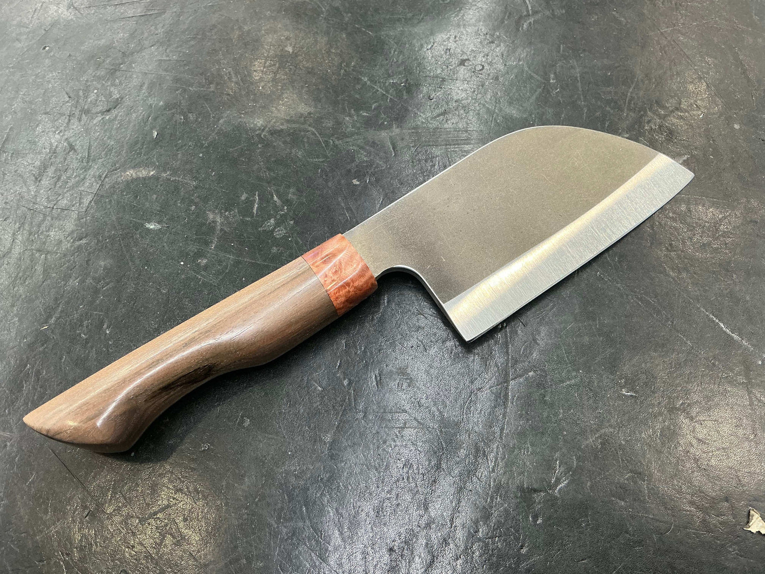 Mini Bunka - CPM MagnaCut - Desert Walnut & Box Elder Burl Handle - Knife Shift