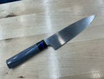 Hidden Tang Gyuto - CPM154 - Blue Spalted Pecan Handle