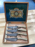 Spalted Pecan Steak Knife Set