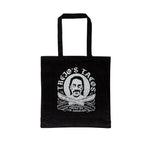 Black Canvas Tote with Machete Logo - Knife Shift