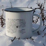 Helle Map Enamel Cup - Knife Shift