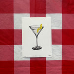Martini with a Twist Print - Knife Shift