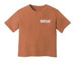 Queso! Washed Crop Tee - Knife Shift