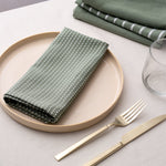 To Each Their Own napkin set - Kale & White - Knife Shift