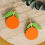 Tangerine Hoop Earrings - Knife Shift