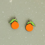 Tangerine Stud Earrings - Knife Shift