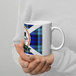 Ackroyd's Bakery Round Logo White glossy Mug - Knife Shift