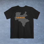 Asiago Cheese Map - Pocket T-shirt - Knife Shift