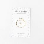 Bao Dumpling Gold Foil Vinyl Sticker - Knife Shift