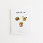 Happy Hour Pin Set of 3 - Knife Shift