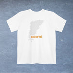 Comté Cheese Map - Pocket T-shirt - Knife Shift
