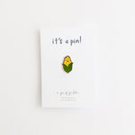 Corn Vegetable Pin - Knife Shift