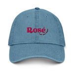 THE SMITH Cotton "Rosé The Day Away" Denim Hat - Knife Shift