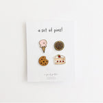Dessert Pin Set of 4 - Knife Shift