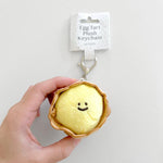 Mini Dan Tat Egg Tart Plushie Keychain - Knife Shift