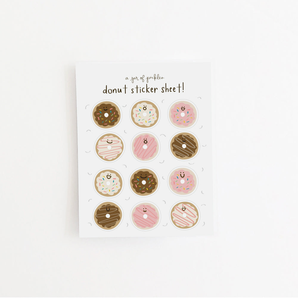 Donut Sticker Sheet - Knife Shift