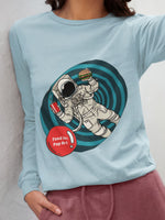 Fast Food Wormhole - Food Pop Art Unisex Long Sleeve T-Shirt - Knife Shift