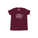 Figtastic Youth T-Shirt - Maroon - Knife Shift