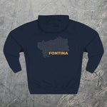 Fontina Cheese Map - Midweight Hoodie - Knife Shift