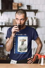 Food is: Caricature | Unisex T-Shirt - Gourd Costume - Knife Shift