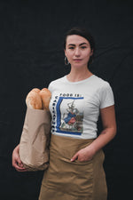 Food is: Caricature | Unisex T-Shirt - Overindulgence on Whiskey - Knife Shift
