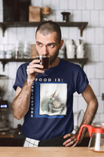 Food is: Caricature | Unisex T-Shirt - Vegetable Lovers - Knife Shift