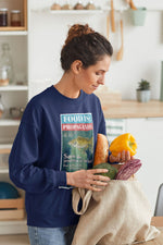 Food is: Propaganda | Unisex Sweatshirt - Eat More Fish - Knife Shift