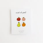 Fruit Pin Set of 4 - Knife Shift