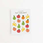 Fruit Sticker Sheet - Knife Shift