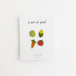 Garden Veggie Pin Set of 4 - Knife Shift