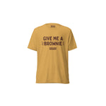Give Me A Brownie Graphic Tee - Yellow - Knife Shift