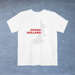 Gouda Holland Cheese Map - Pocket T-shirt - Knife Shift