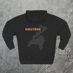 Gruyère Cheese Map - Midweight Hoodie - Knife Shift