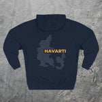 Havarti Cheese Map - Midweight Hoodie - Knife Shift