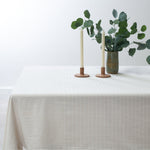 Washed Linen-Cotton Tablecloth- Natural Linen - Knife Shift
