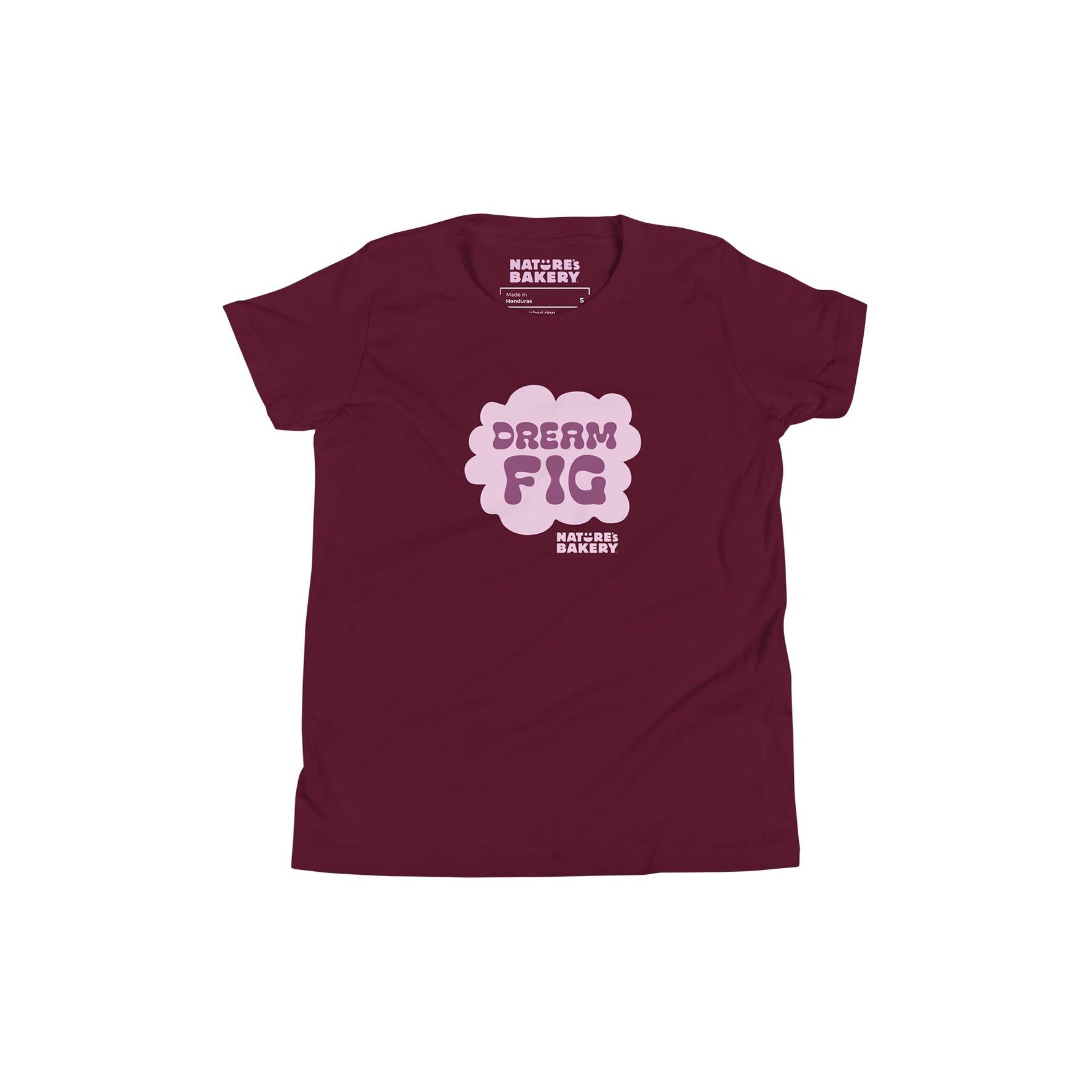 Dream Fig Youth T-Shirt - Maroon - Knife Shift