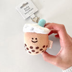Mini Boba Milk Tea Plushie Keychain - Knife Shift