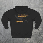 Mozzarella di Bufala Campana Cheese Map - Midweight Hoodie - Knife Shift