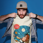 Out of This World Wine - Food Pop Art Unisex Tee - Knife Shift