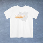 Parmigiano Reggiano Cheese Map - Pocket T-shirt - Knife Shift