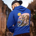 Pasta in Bed - Food Pop Art Hoodie - Knife Shift