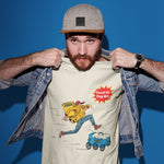 Pizza Delivery Race - Food Pop Art Unisex Tee - Knife Shift