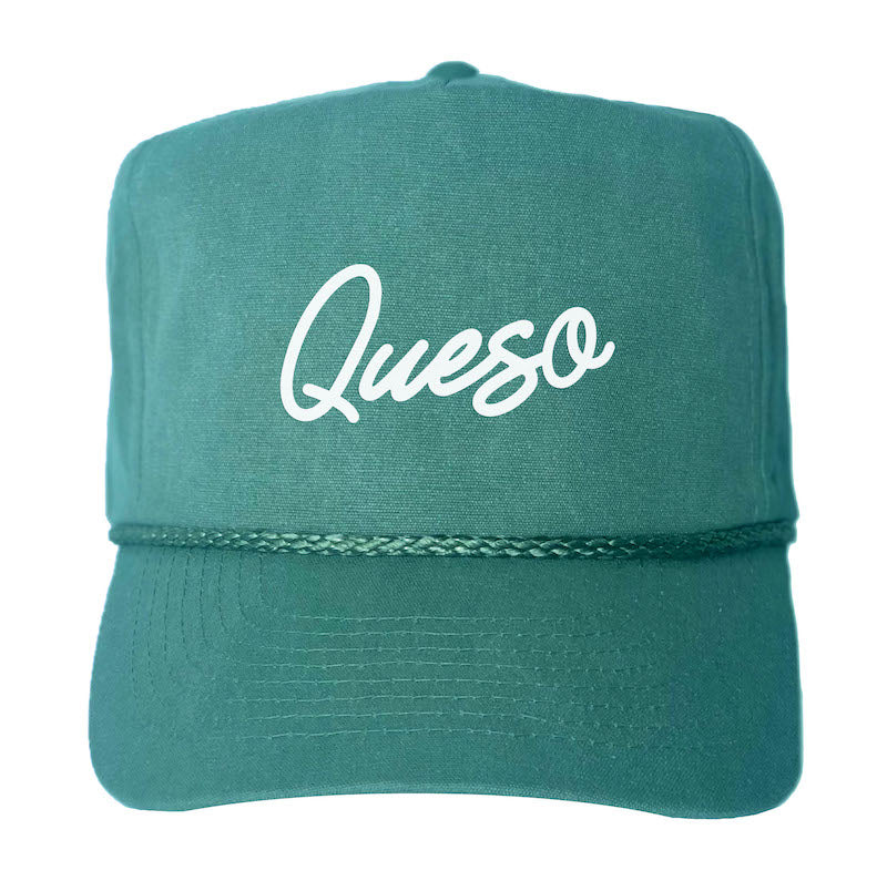 Queso Cursive Canvas Trucker - Knife Shift