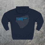 Roquefort Cheese Map - Midweight Hoodie - Knife Shift